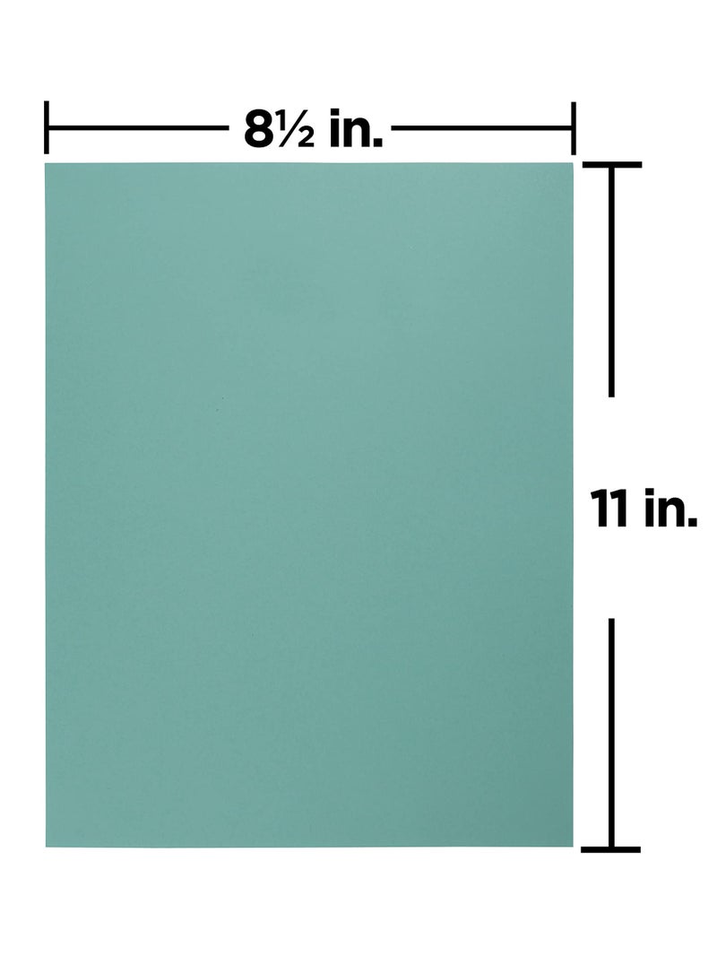 JAM PAPER Matte 28lb Paper - 105 gsm - 8.5 x 11 - Mint Green - 50 Sheets/Pack - Image 3